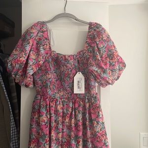 Floral Print Maxi Dress From English Factory